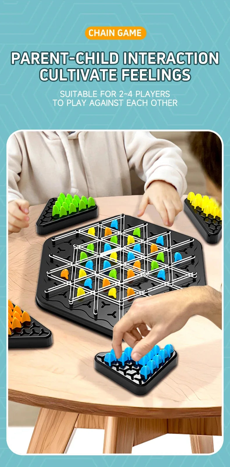 Chain Triangle Puzzle Game - Wholesalus