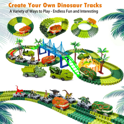 Electric Magic Climbing Dinosaur Track Toy - Wholesalus