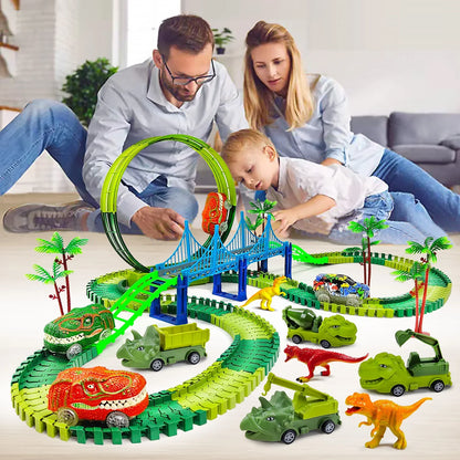 Electric Magic Climbing Dinosaur Track Toy - Wholesalus