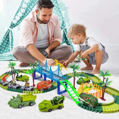 Electric Magic Climbing Dinosaur Track Toy - Wholesalus