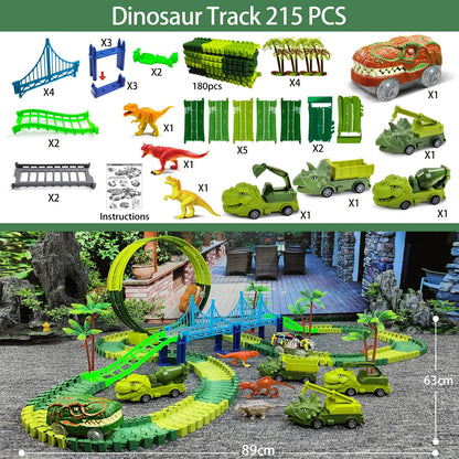 Electric Magic Climbing Dinosaur Track Toy - Wholesalus