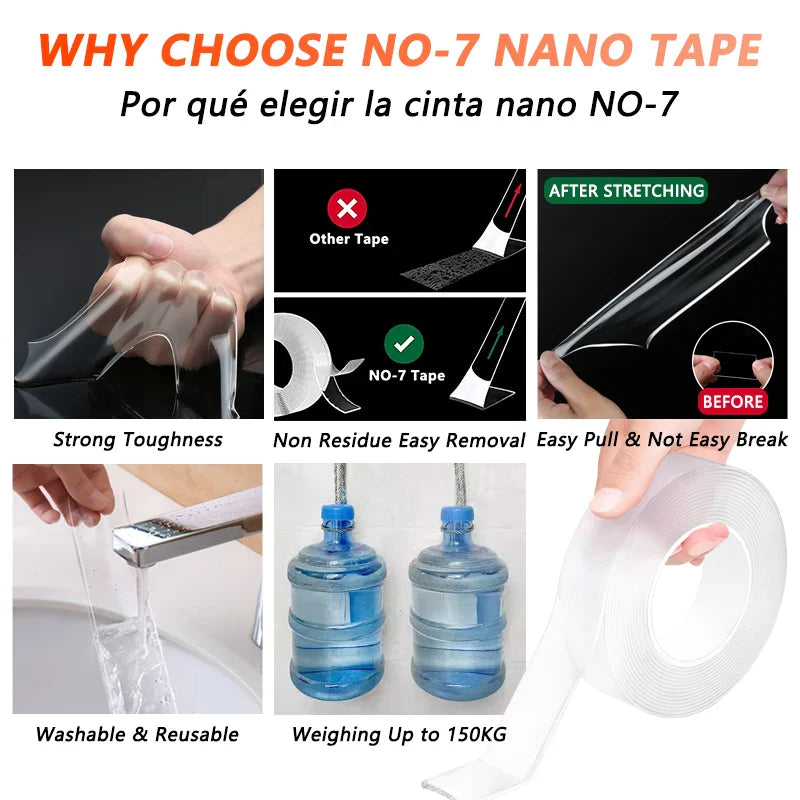 Double Sided Nano Tape - 2Pcs - Wholesalus