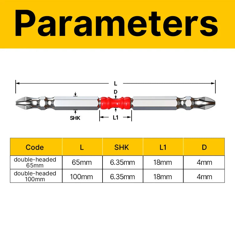 Magnetic Non-slip Hex Shank Drill Bits - Wholesalus