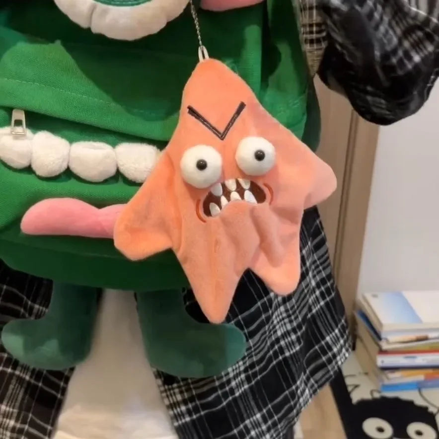 Rechargeable Angry Starfish Dancing Keychain - Wholesalus