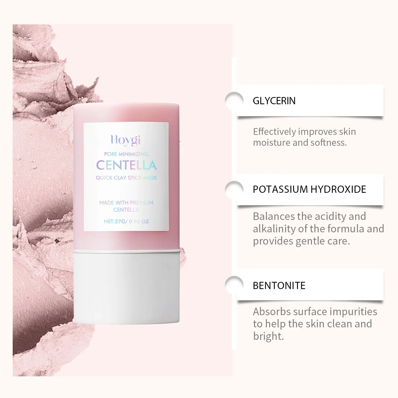 Skin Care Moisturizing Clay Stick Mask - Wholesalus
