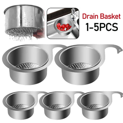 Stainless Steel Hanging Sink Drain Basket - Wholesalus