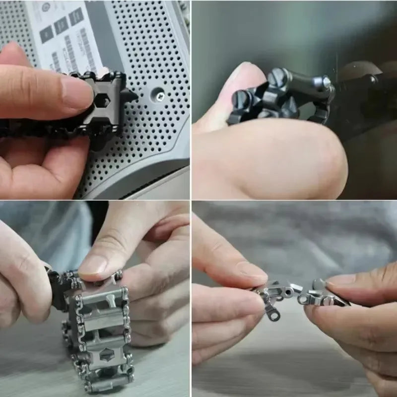 Stainless Steel Multi Tool Bracelet - Wholesalus