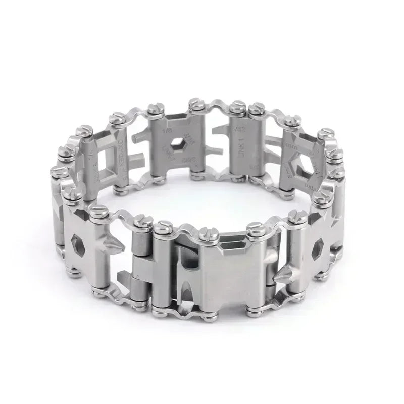 Stainless Steel Multi Tool Bracelet - Wholesalus