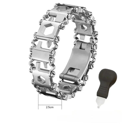 Stainless Steel Multi Tool Bracelet - Wholesalus