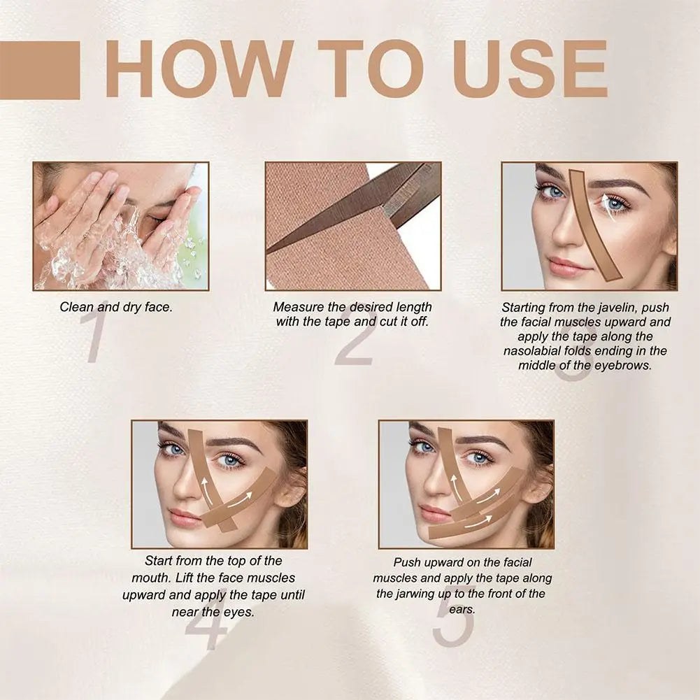 Elastic Face Lifting Tape - Wholesalus