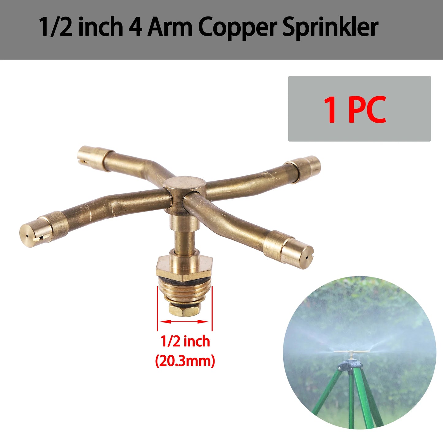 Rotating Garden Sprinkler Nozzle - Wholesalus