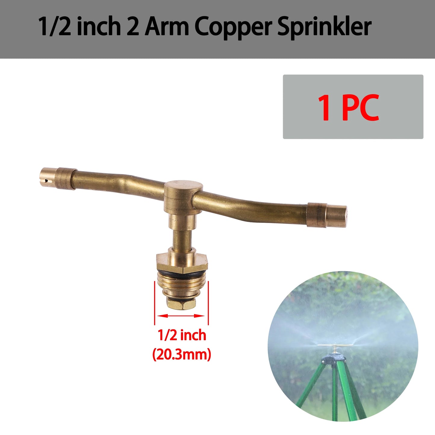 Rotating Garden Sprinkler Nozzle - Wholesalus