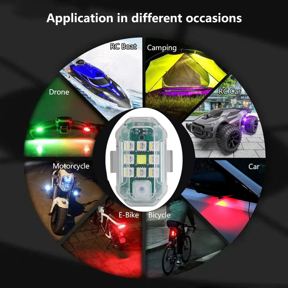 RC Anti-collision Flickering LED Light - Wholesalus