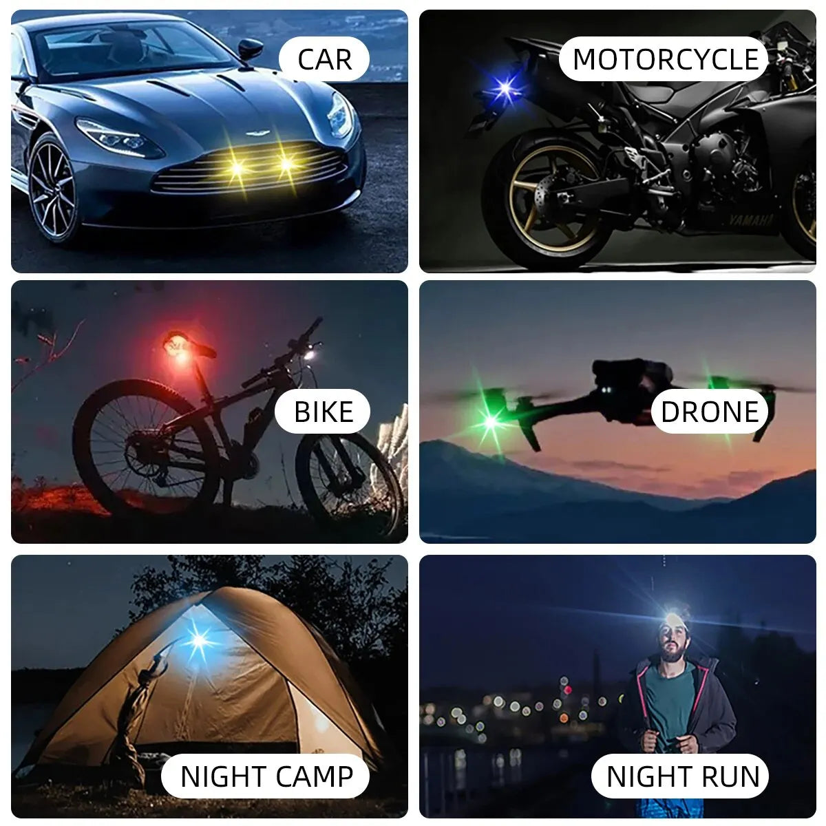 RC Anti-collision Flickering LED Light - Wholesalus