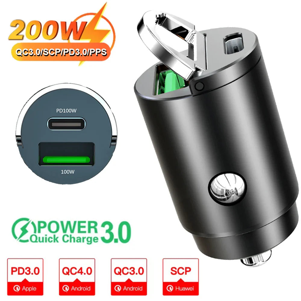 USB Car Type C Charger - Wholesalus