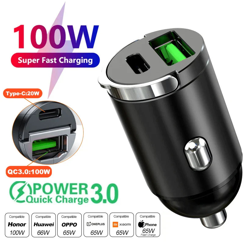 USB Car Type C Charger - Wholesalus