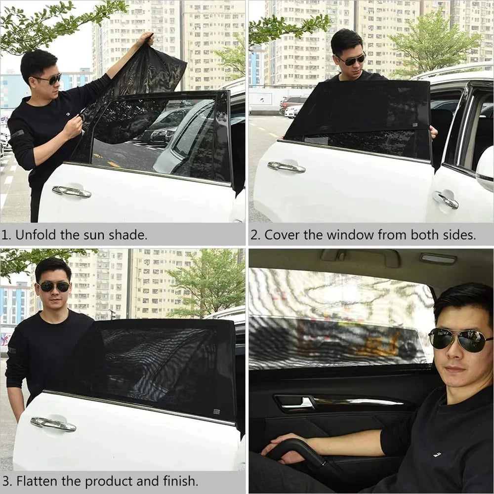 Car Window UV Sunshade Curtains - Wholesalus