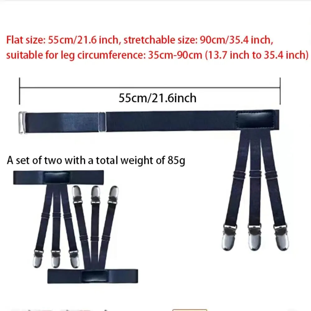 Unisex Non-slip Elastic Shirt Holder Strap - Wholesalus