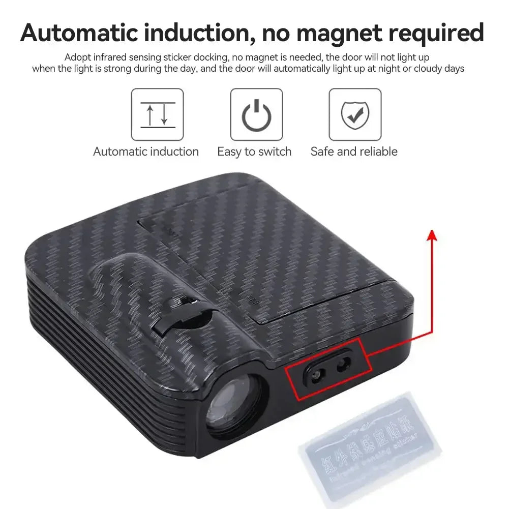 Wireless Angel Wings Car Door Projector - Wholesalus