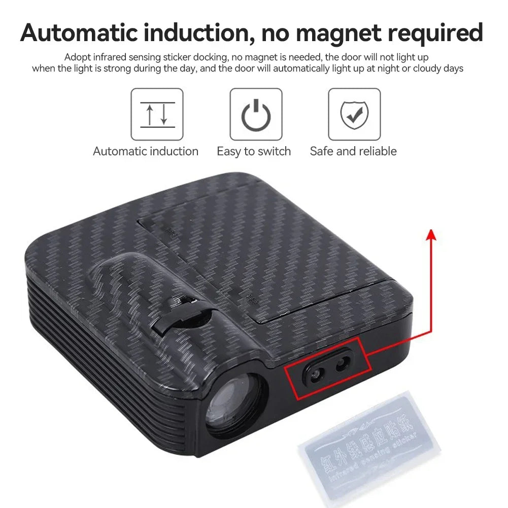 Wireless Angel Wings Car Door Projector - Wholesalus