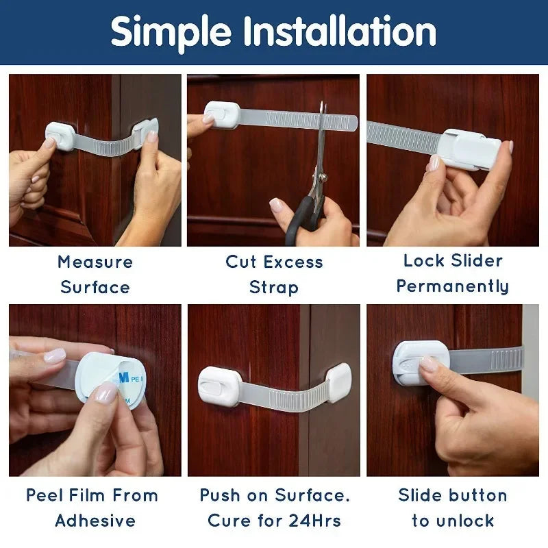 Baby Safety Cabinet Drawer Lock - Wholesalus