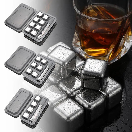 Reusable Stainless Steel Ice Cubes - Wholesalus