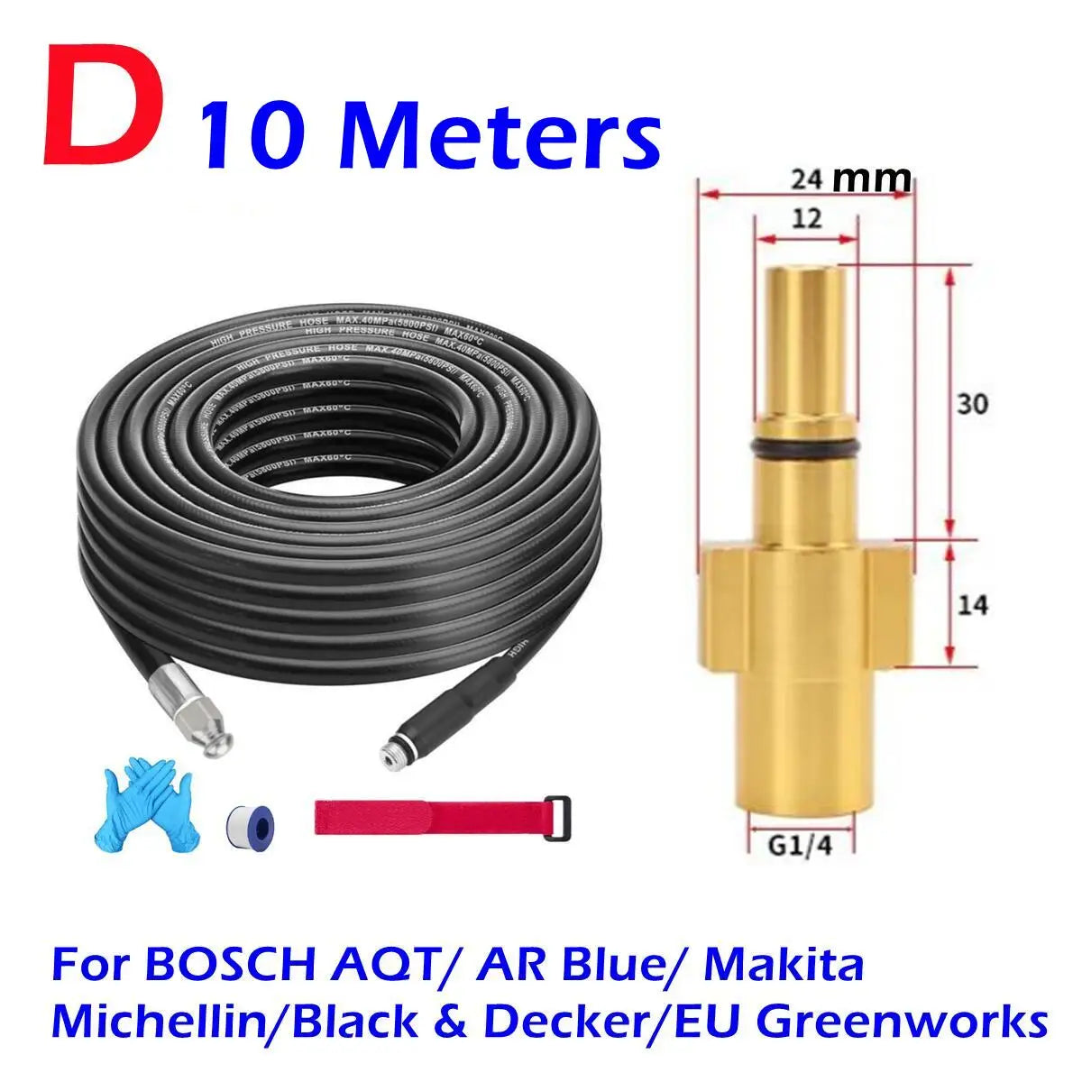 High Pressure Drainage Cleaning Kit - Wholesalus