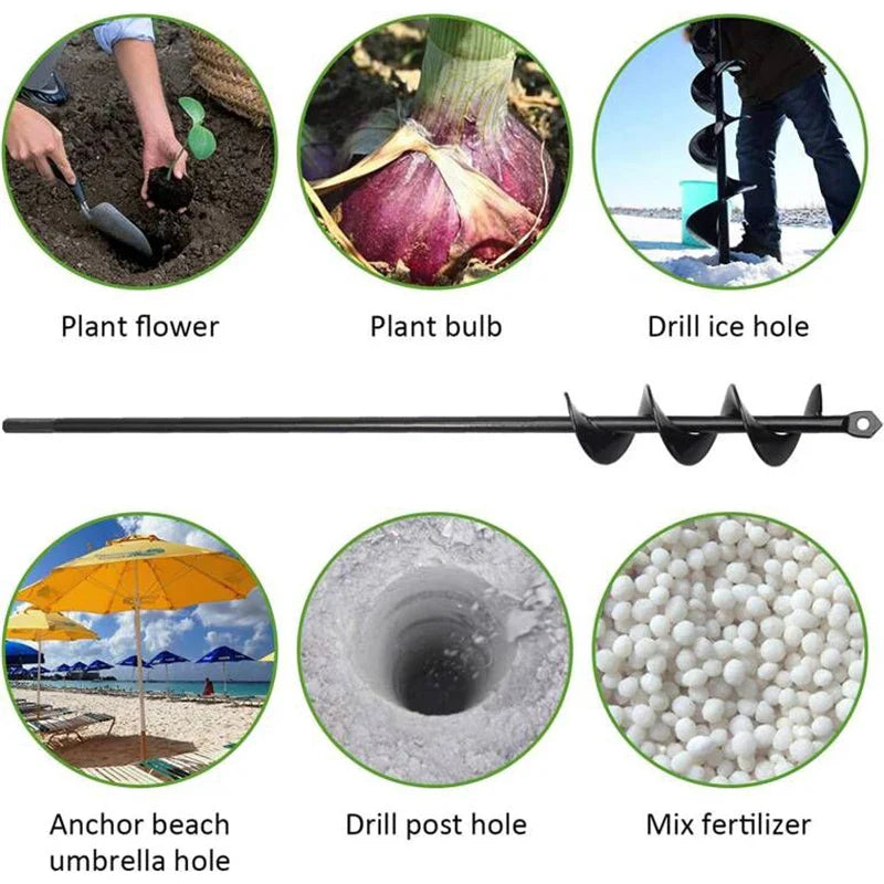 Garden Spiral Drill Head - Wholesalus