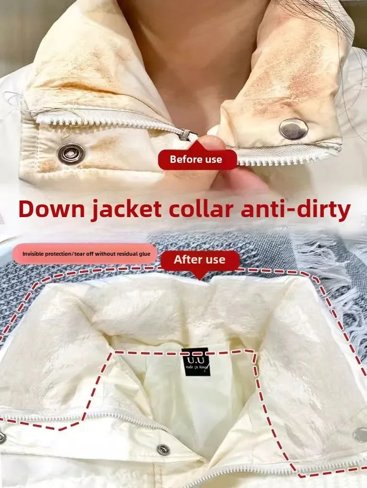 Transparent Shirt Collar Anti-Stain Stickers - Wholesalus