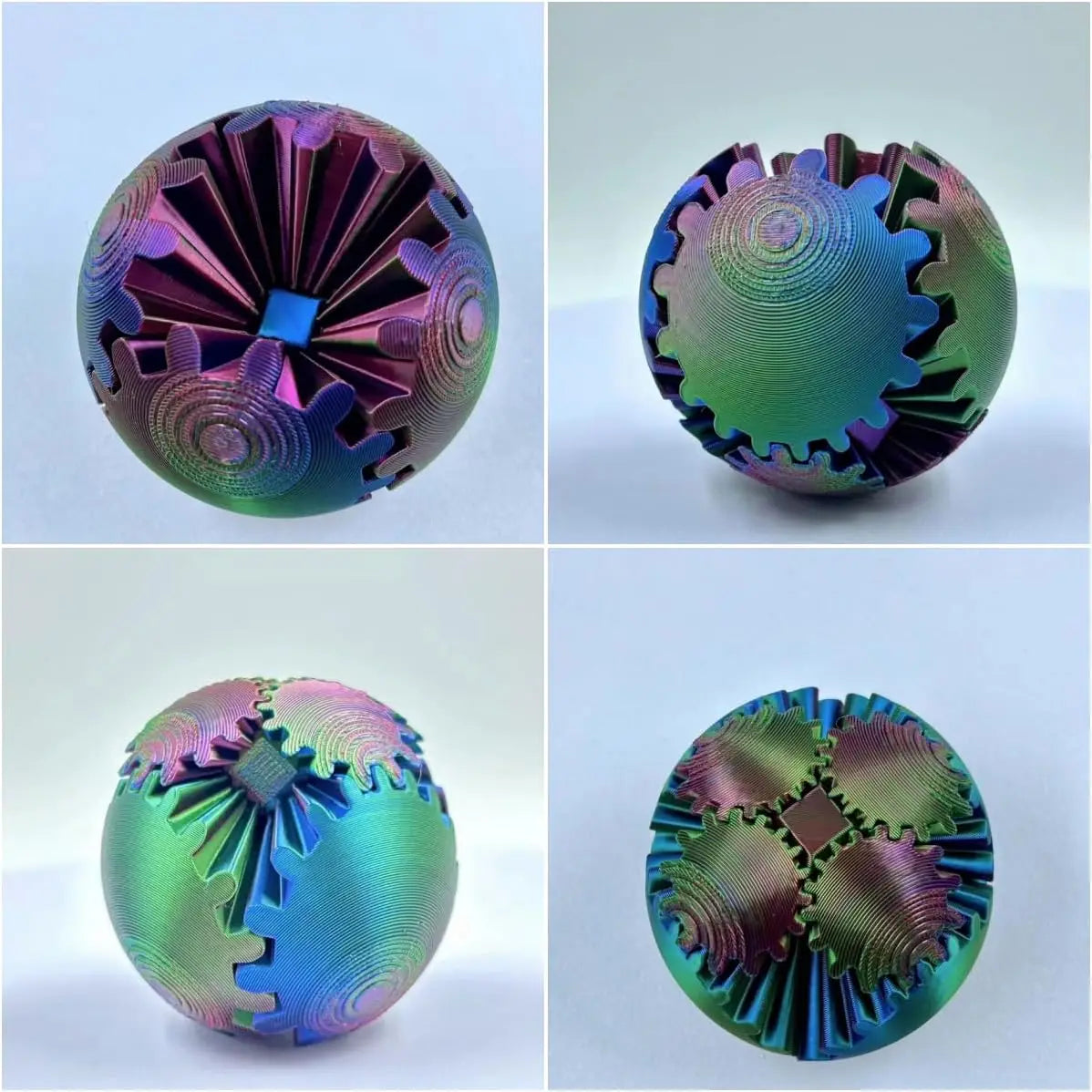 3D Printed Gear Ball Fidget Toy - Wholesalus