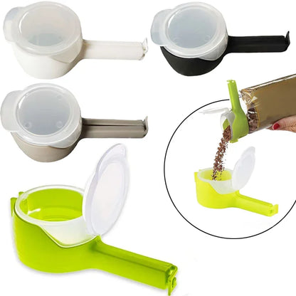 Food Bag Sealing Clips With Cap - 5Pcs - Wholesalus