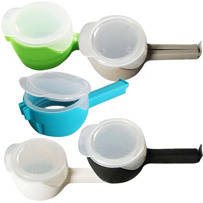 Food Bag Sealing Clips With Cap - 5Pcs - Wholesalus