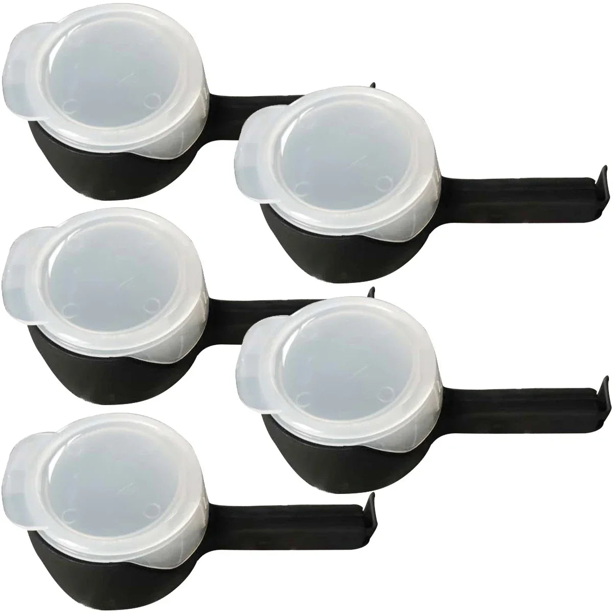 Food Bag Sealing Clips With Cap - 5Pcs - Wholesalus