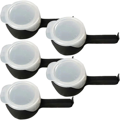 Food Bag Sealing Clips With Cap - 5Pcs - Wholesalus