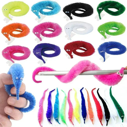 Fuzzy Worm Toy - Wholesalus