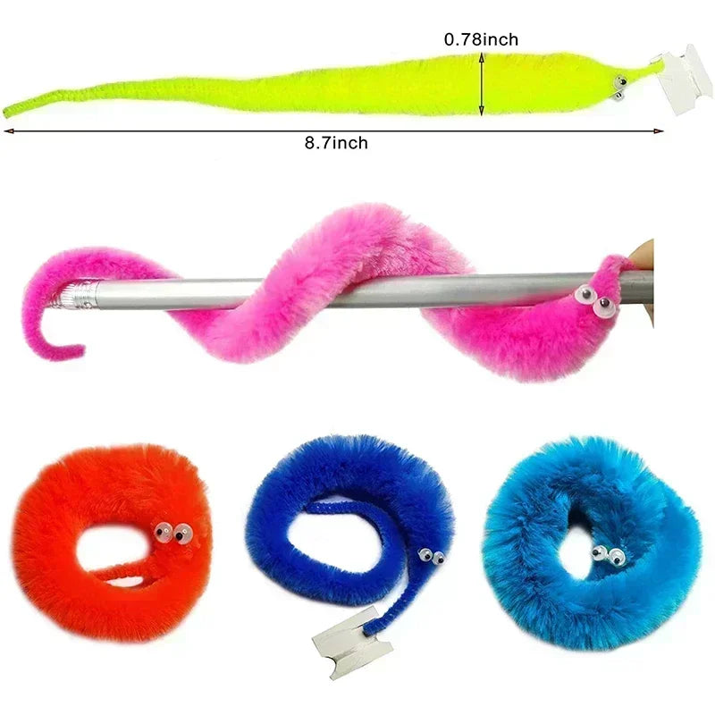 Fuzzy Worm Toy - Wholesalus