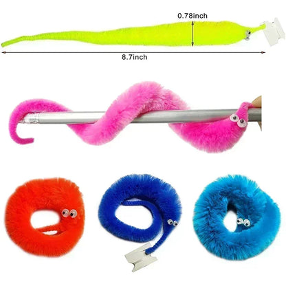 Fuzzy Worm Toy - Wholesalus