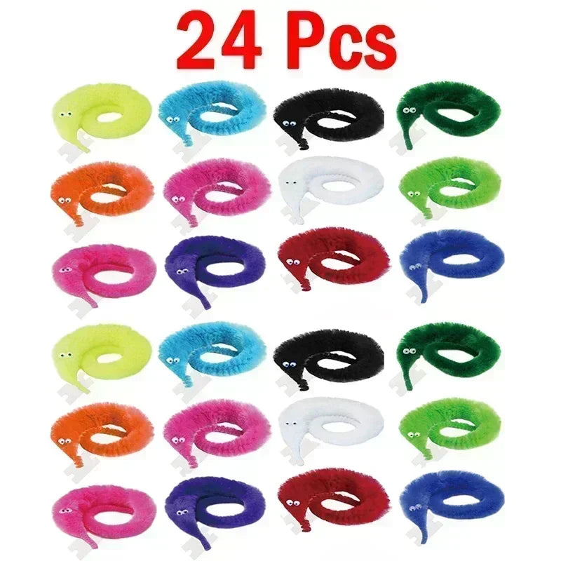 Fuzzy Worm Toy - Wholesalus