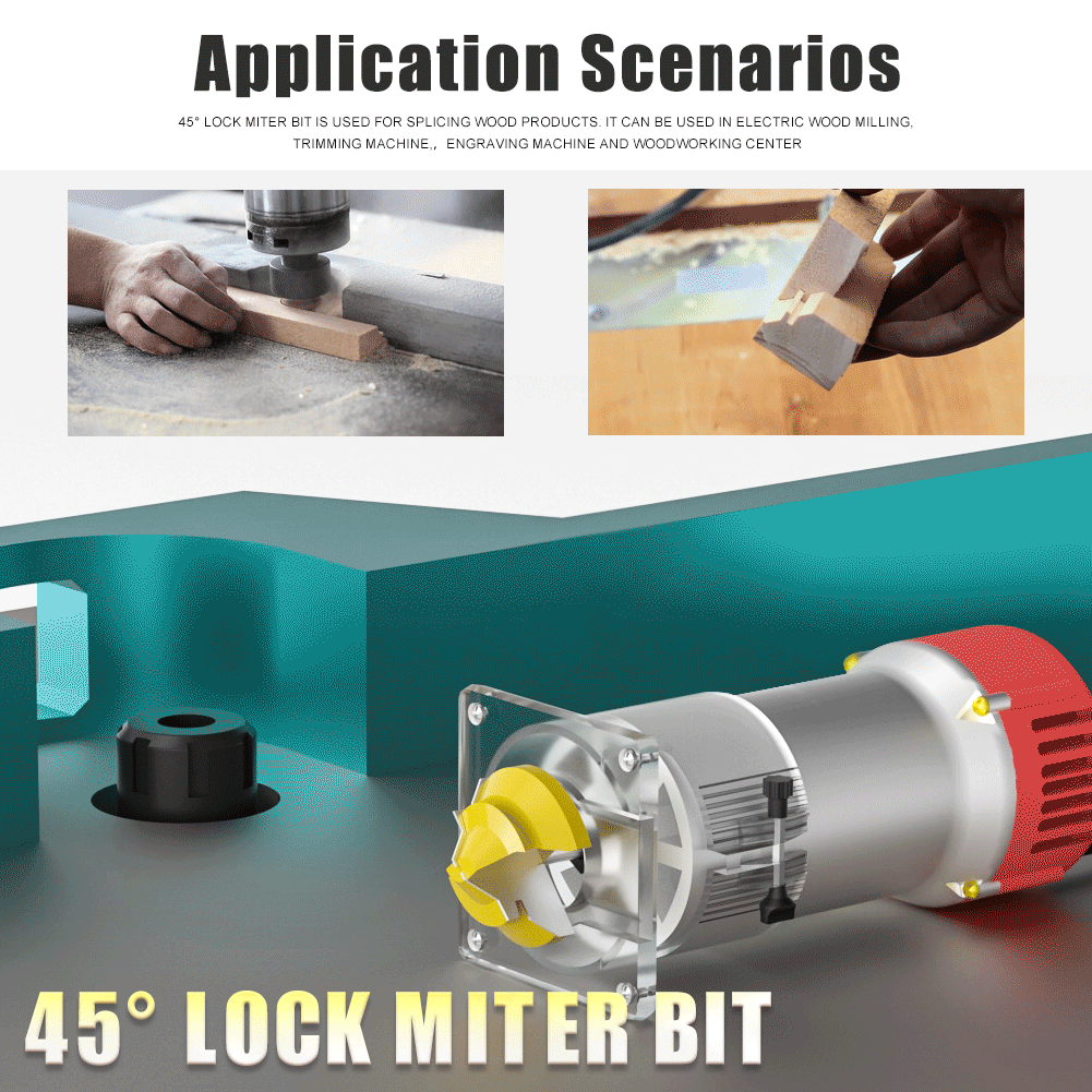 45 Degrees Woodworking Router Bit - Wholesalus