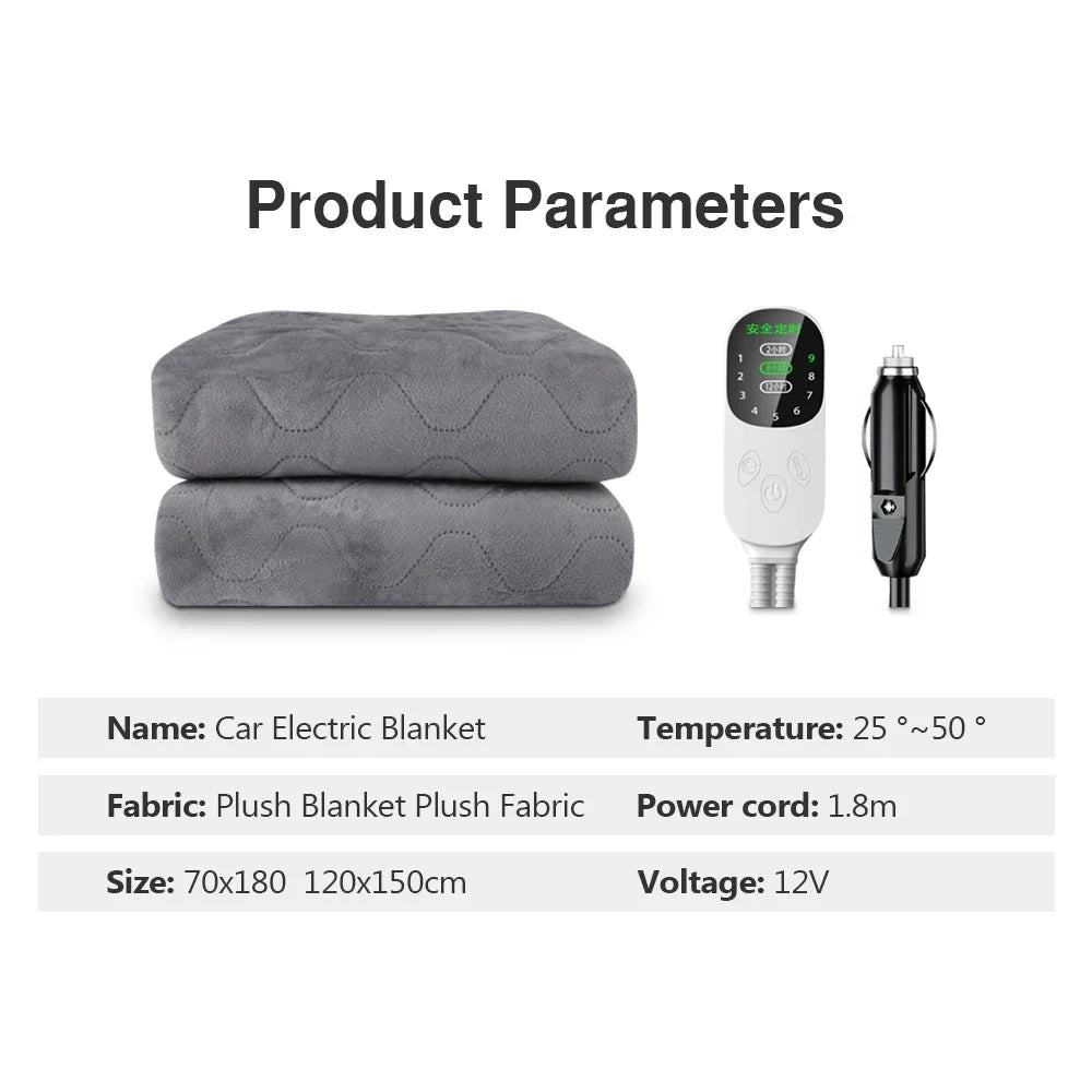Portable Car Electric Heating Blanket - Wholesalus