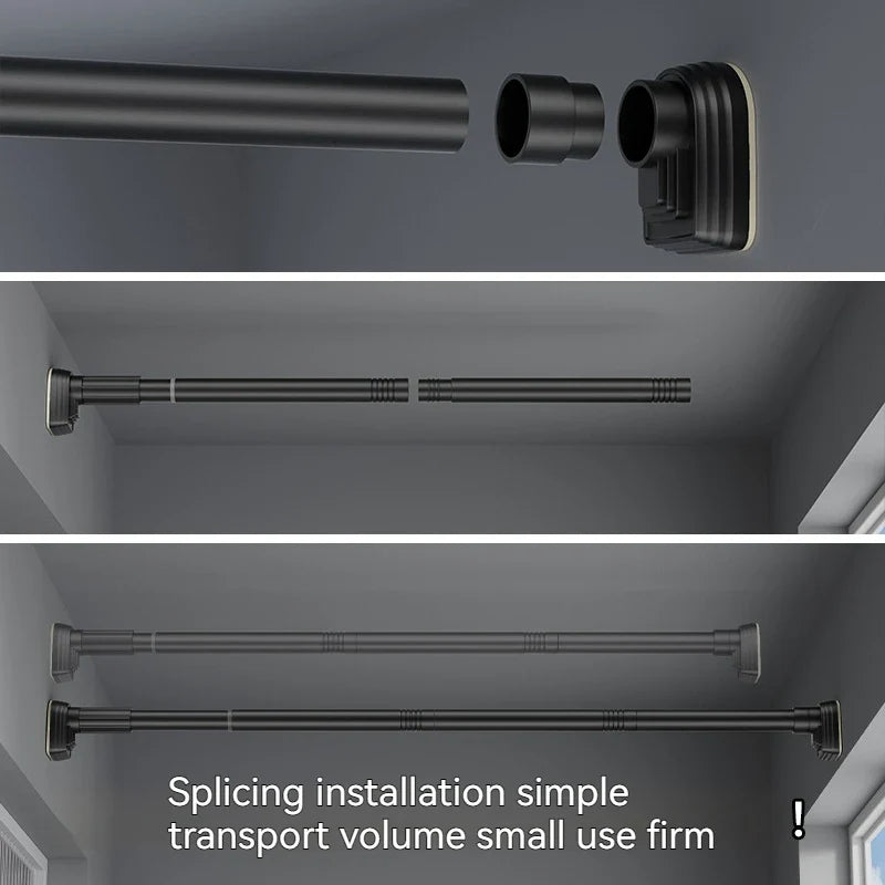 Drill-Free Telescopic Hanger Rod - Wholesalus