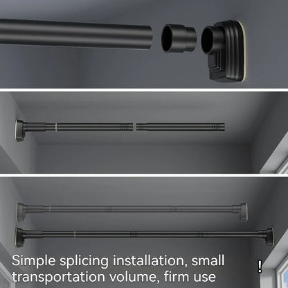 Drill-Free Telescopic Hanger Rod - Wholesalus