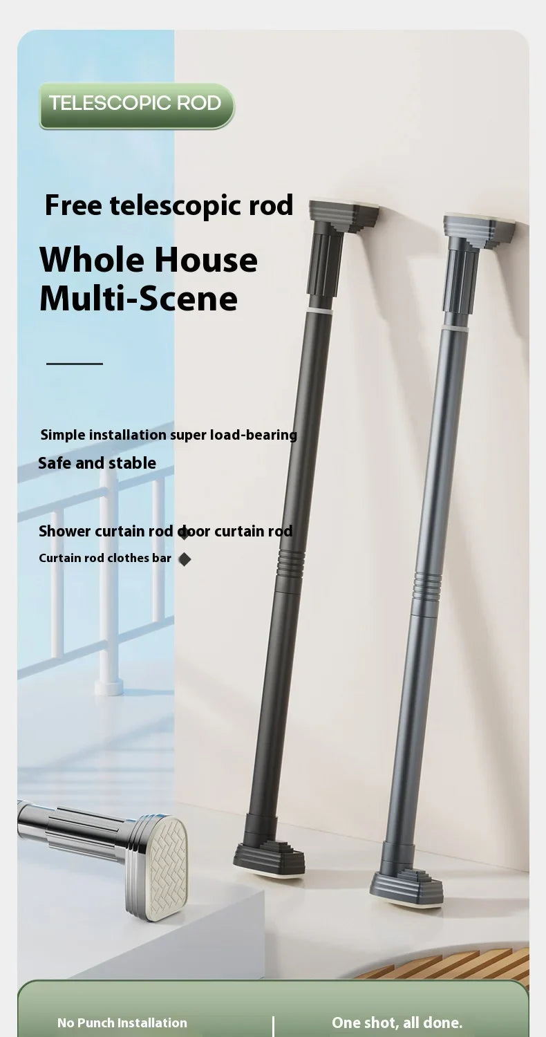 Drill-Free Telescopic Hanger Rod - Wholesalus