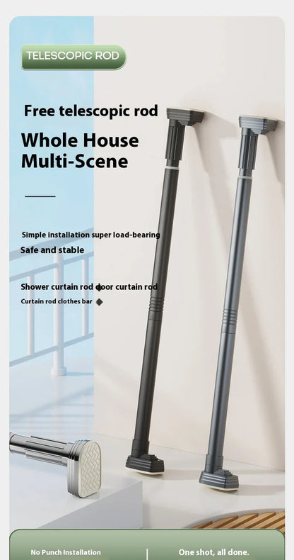 Drill-Free Telescopic Hanger Rod - Wholesalus