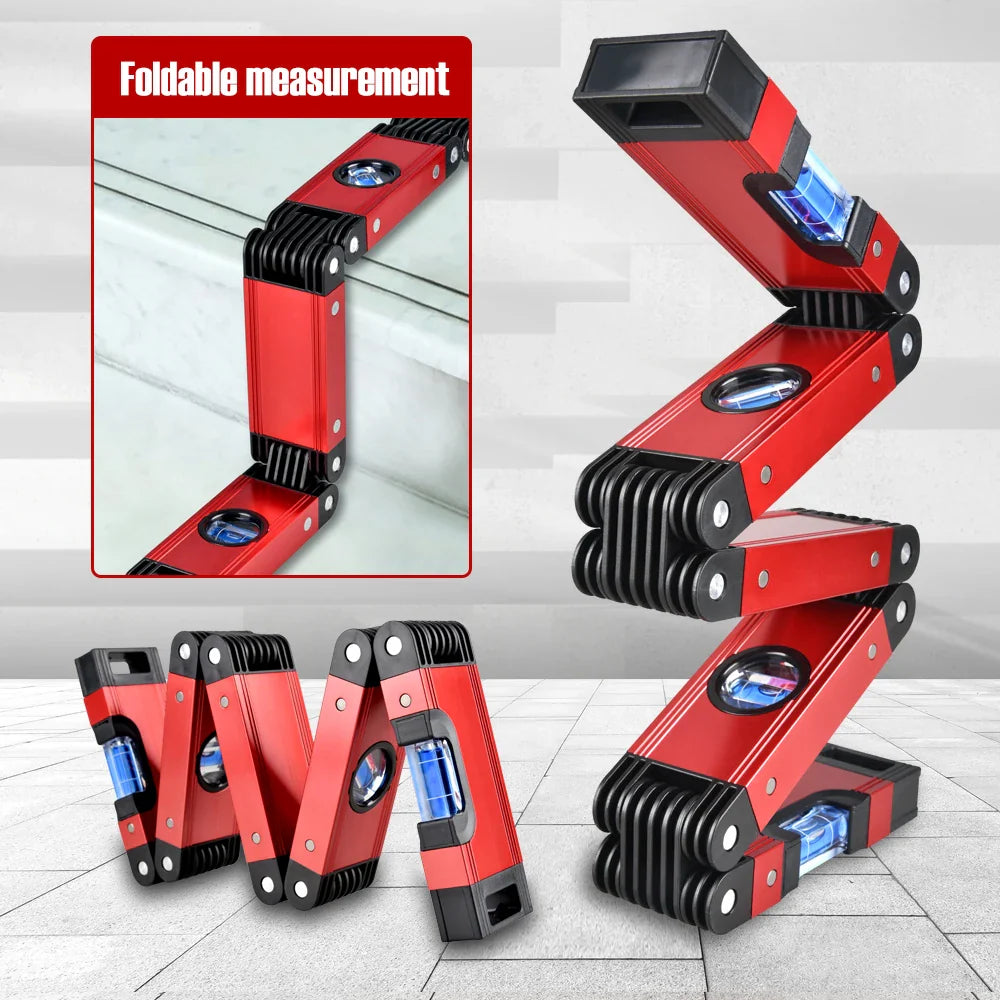 Magnetic Foldable Level Ruler - Wholesalus