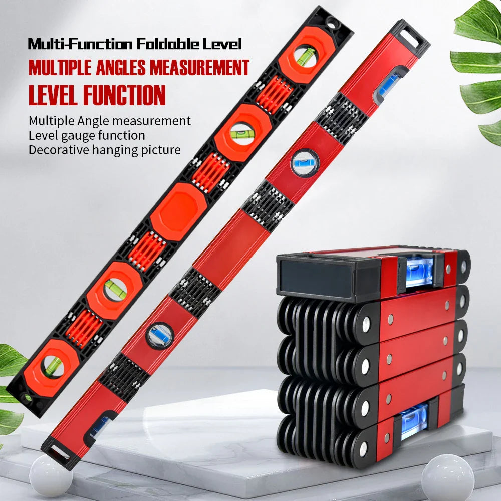 Magnetic Foldable Level Ruler - Wholesalus