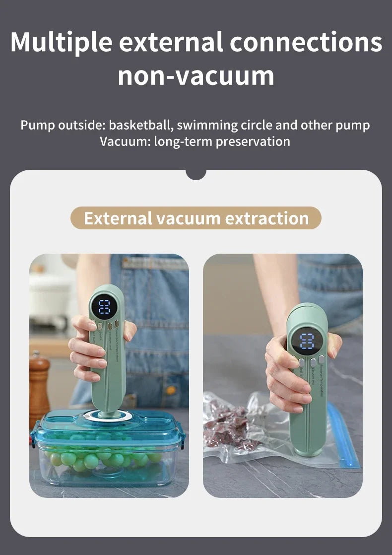 Wireless Automatic Vacuum Sealing Machine - Wholesalus