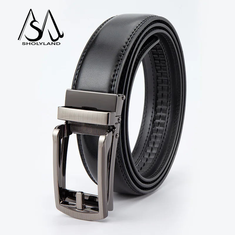 Men's Leather Ratchet Belt - Wholesalus