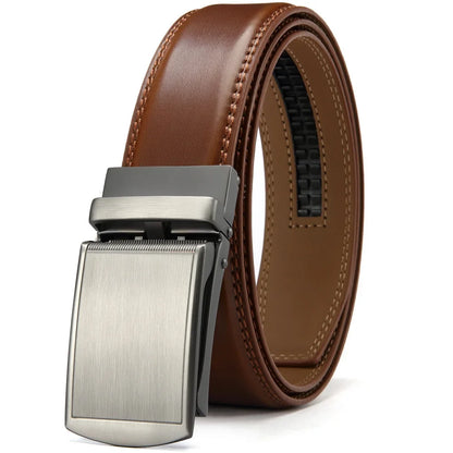 Men's Leather Ratchet Belt - Wholesalus