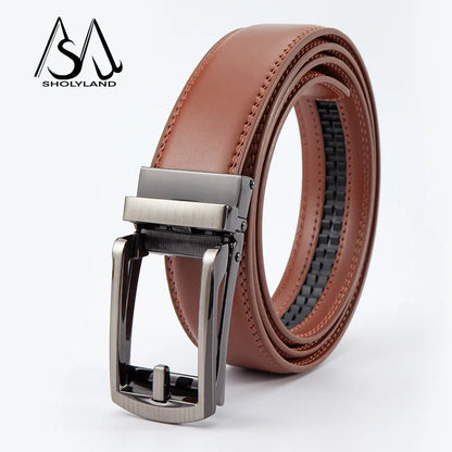 Men's Leather Ratchet Belt - Wholesalus